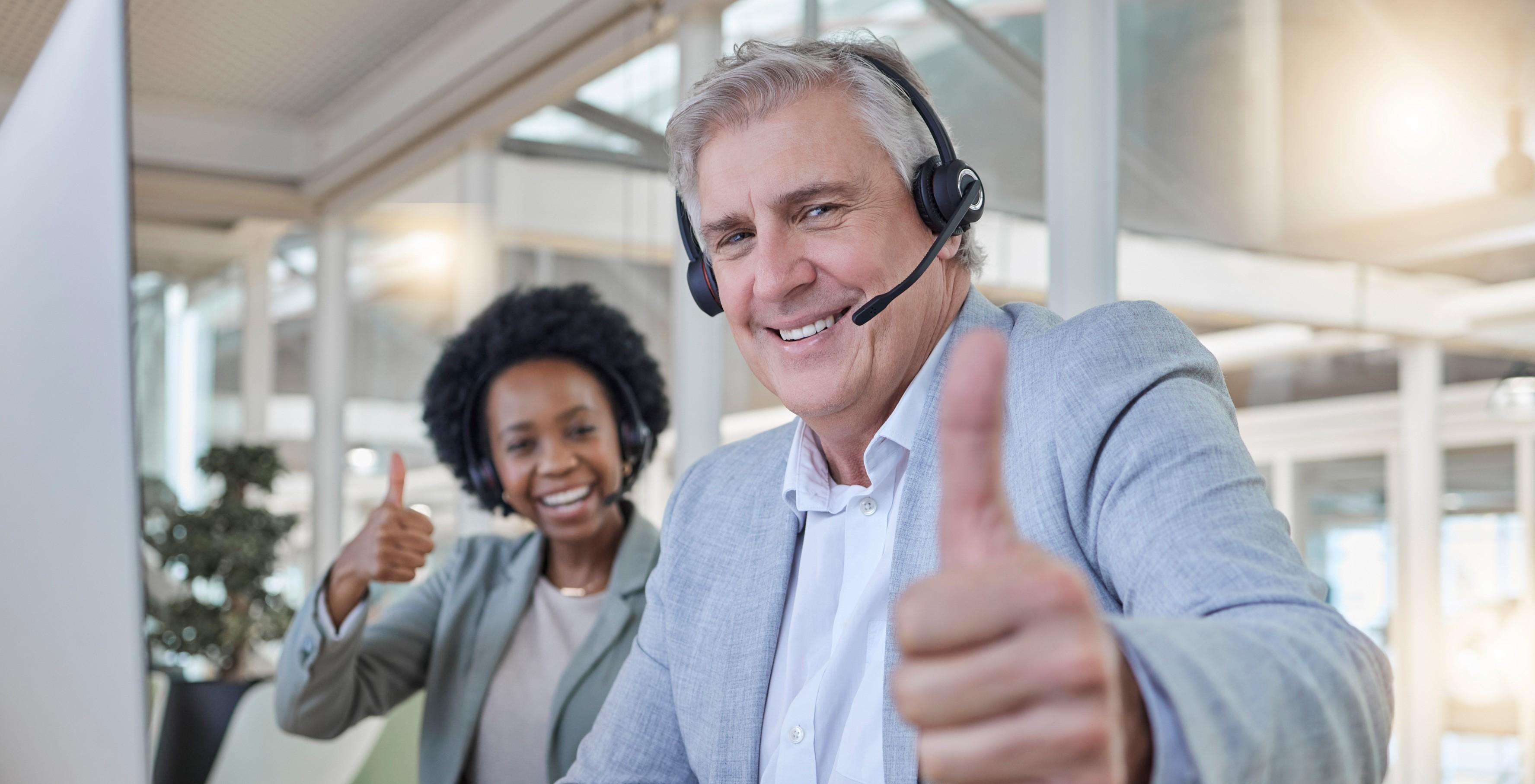 Customer service background